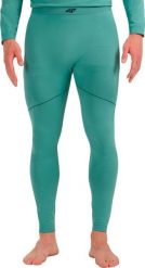 4f Spodnie termoaktywne męskie morska zieleń 4FWAW25USEAM234 46S S/M. Zielone bielizna termoaktywna męska 4f, m, bez wzorów, bez ramiączek. Za 196.63 zł.