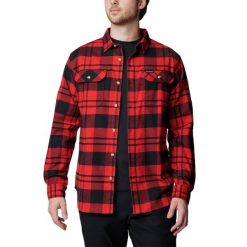 Koszula męska Columbia Flare Gun Stretch Flannel. Czerwone koszule męskie Columbia, m, bez wzorów, bez kołnierzyka, bez ramiączek. Za 327.90 zł.