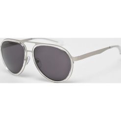 Calvin Klein - Okulary CKJ135S. Brązowe okulary przeciwsłoneczne męskie Calvin Klein, z materiału. Za 579.90 zł.