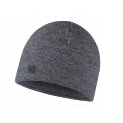 Czapka z wełny merino o strukturze polaru. Szare czapki męskie Buff, bez wzorów, z polaru, sportowe. Za 169.90 zł.