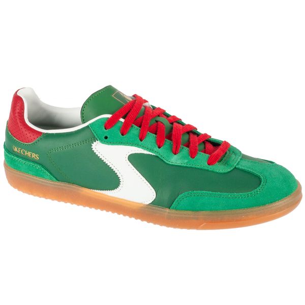 Buty sportowe Sneakersy męskie, Hotshot - Roaver. Zielone buty sportowe na co dzień męskie Skechers, m, bez wzorów, sportowe, bez ramiączek, bez kaptura, trekkingowe. Za 239.99 zł.