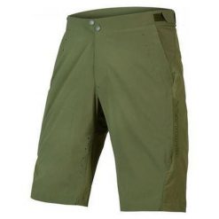 Spodenki rowerowe męskie Endura GV500 Foyle Baggy Short. Zielone szorty sportowe męskie ENDURA, bez wzorów, sportowe. Za 468.05 zł.