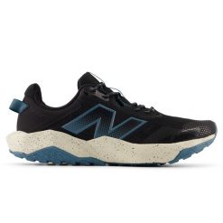 Buty męskie New Balance DynaSoft Nitrel v6 MNTR9D5 – czarne. Czarne buty do biegania męskie New Balance, bez wzorów, z materiału, bez zapięcia, do biegania. Za 449.99 zł.