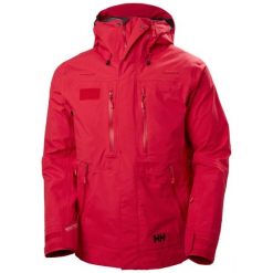 Kurtka narciarska Helly Hansen Unibock Shell. Czerwone kurtki narciarskie i snowboardowe męskie Helly Hansen, na zimę, m, bez wzorów, bez kaptura, narciarskie. Za 2,427.00 zł.