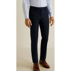 Mango Man - Spodnie Paulo. Szare spodnie na co dzień męskie Mango Man, z haftami, z bawełny, casualowe. Za 199.90 zł.