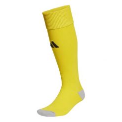 Getry piłkarskie Adidas Milano 23. Żółte legginsy męskie ADIDAS, bez wzorów, z elastanu, do piłki nożnej. Za 32.89 zł.