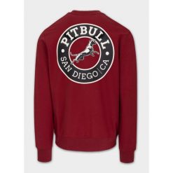 Bluza męska Pitbull SAN DIEGO CA. Brązowe bluzy nierozpinane męskie PITBULL, l, bez wzorów, bez ramiączek, bez kaptura. Za 159.99 zł.