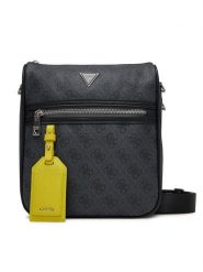 Guess Saszetka HMMILO P5417 Szary. Szare saszetki męskie Guess, z aplikacjami, ze skóry. Za 279.99 zł.