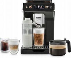 De'Longhi Eletta Explore Cold Brew Ekspres do kawy ze dzbankiem. Ekspresy ciśnieniowe DeLonghi. Za 4,649.00 zł.
