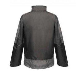 Męska Kurtka Shell Contrast. Czarne kurtki męskie Regatta, m, bez wzorów, sportowe, bez ramiączek, bez kaptura. Za 199.99 zł.