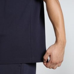 Męska koszulka polo Essentials z logo No. 1 z piki PUMA New Navy Blue. Niebieskie koszulki polo męskie Puma, m, bez wzorów, prążkowane, bez kołnierzyka, bez ramiączek. Za 149.00 zł.