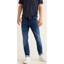 Mango Man - Jeansy Tim3. Niebieskie jeansy męskie Mango Man, z bawełny. Za 199.90 zł.
