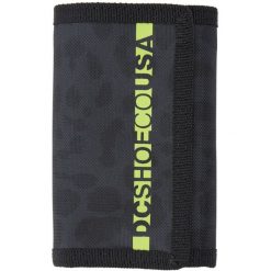 Portfel DC Shoes Ripper - Tri-Fold, Dla obu płci. Czarne portfele męskie DC Shoes, bez wzorów, z poliesteru. Za 190.00 zł.