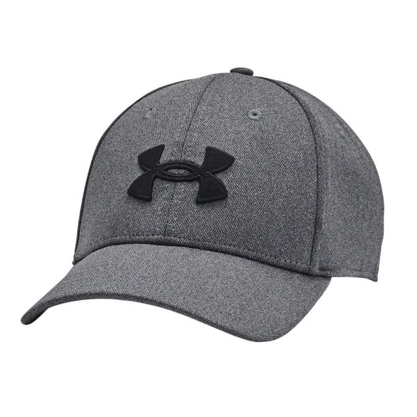 Męska Niskoprofilowa Czapka Z Daszkiem Blitzing. Szare czapki męskie Under Armour, bez wzorów, sportowe. Za 140.99 zł.