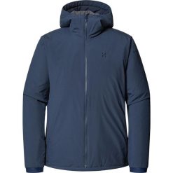 Kurtka ocieplana męska Mimic Alert Hood. Zielone kurtki męskie Haglöfs, m, bez wzorów, sportowe, bez ramiączek, bez kaptura. Za 990.00 zł.