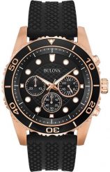 Zegarek męski Bulova 98A192 czarny. Czarne zegarki męskie Bulova. Za 897.00 zł.