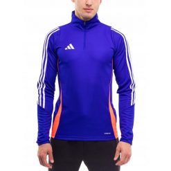 Bluza Męska adidas Tiro 24 Rozpinana 1/4 Sportowa Treningowa roz. M. Niebieskie bluzy rozpinane męskie ADIDAS, l, bez wzorów, z kapturem. Za 154.00 zł.