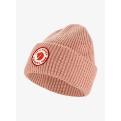 Czapka zimowa Fjallraven 1960 Logo Hat - dusty rose. Czerwone czapki męskie Fjällräven, na zimę, bez wzorów, sportowe. Za 281.99 zł.