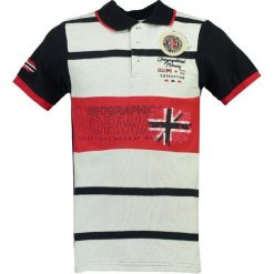 Geographical Norway Męska Koszulka Polo Kerguelen Xxl Biały. Białe koszulki polo męskie Geographical Norway, m, bez wzorów, bez kołnierzyka, bez ramiączek. Za 149.00 zł.