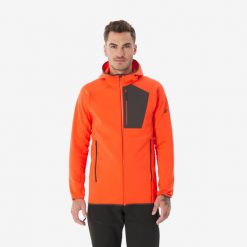 Polar turystyczny męski Quechua MH500 zamek. Brązowe bluzy z polaru męskie QUECHUA, l, bez wzorów, z elastanu, sportowe, bez ramiączek, bez kaptura. Za 199.99 zł.