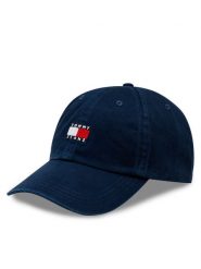 Tommy Jeans Czapka z daszkiem Heritage AM0AM12020 Granatowy. Niebieskie czapki męskie Tommy Jeans, bez wzorów, z bawełny. Za 99.99 zł.