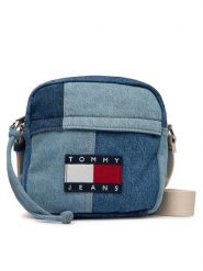Tommy Jeans Saszetka Tjm Denim Patchwork Reporter AM0AM14287 Niebieski. Niebieskie saszetki męskie Tommy Jeans, bez wzorów, z denimu. Za 409.99 zł.