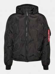 Alpha Industries Kurtka zimowa 108107 Czarny Regular Fit. Czarne kurtki męskie Alpha Industries, na zimę, l, bez wzorów, z syntetyku, bez ramiączek, bez kaptura. Za 699.00 zł.
