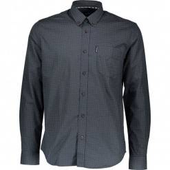 Koszula "Dogtooth" - Regular fit - w kolorze oliwkowo-szarym. Brązowe koszule męskie Ben Sherman, z bawełny, button down. W wyprzedaży za 130.95 zł.