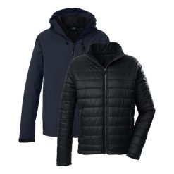 Kombinezon parka i puchówka Killtec KOW 95. Niebieskie parki męskie KILLTEC, na jesień, bez wzorów, z puchu, bez kaptura. Za 677.50 zł.