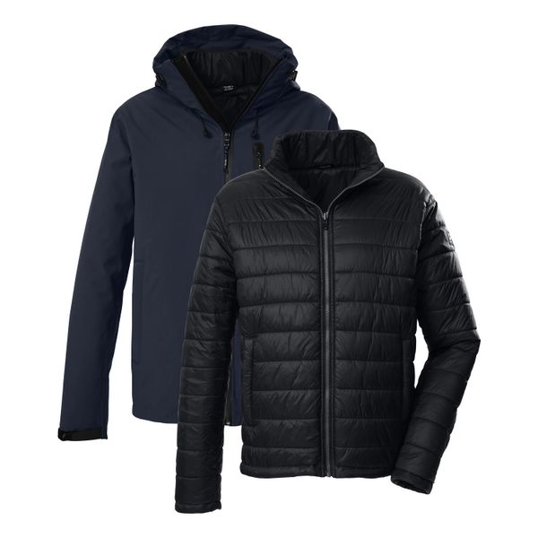 Kombinezon parka i puchówka Killtec KOW 95. Niebieskie parki męskie KILLTEC, na jesień, bez wzorów, z puchu, bez kaptura. Za 675.00 zł.