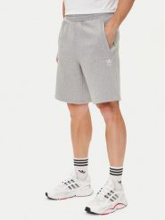 Adidas Szorty sportowe Trefoil Essentials JY6266 Szary Regular Fit. Szare szorty sportowe męskie ADIDAS, bez wzorów, z bawełny, sportowe. Za 129.99 zł.