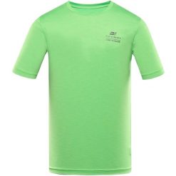 Męska koszulka sportowa Alpine Pro Basik 2XL - Oddychająca bawełna. Zielone t-shirty sportowe męskie Alpine Pro, m, bez wzorów, z bawełny, sportowe, bez ramiączek. Za 147.99 zł.