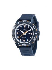 Nautica Zegarek NAPNRS401 Granatowy. Niebieskie, analogowe zegarki męskie Nautica. Za 599.99 zł.