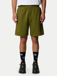 The North Face Szorty sportowe Easy NF0A8C2S Zielony Regular Fit. Zielone szorty sportowe męskie The North Face, bez wzorów, z syntetyku, sportowe. Za 119.99 zł.