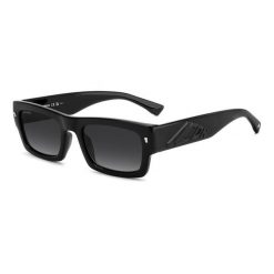 Okulary przeciwsłoneczne DSQUARED2 ICON 0027/S 807 Unisex Rozmiar 55 mm. Czarne okulary przeciwsłoneczne męskie DSQUARED, bez wzorów, sportowe. Za 881.50 zł.