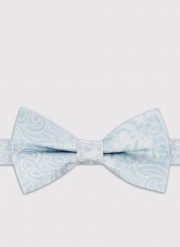 PAKO LORENTE - Jedwabna błękitna mucha męska. Niebieskie krawaty i muchy męskie Pako Lorente, bez wzorów, z jedwabiu, eleganckie. Za 149.99 zł.