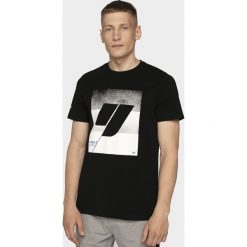 T-shirt męski TSM205 - głęboka czerń. T-shirty męskie marki 4f. Za 59.99 zł.