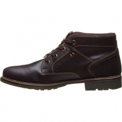 Skórzane botki w kolorze brązowym. Brązowe sztyblety męskie Dockers by Gerli. W wyprzedaży za 181.95 zł.