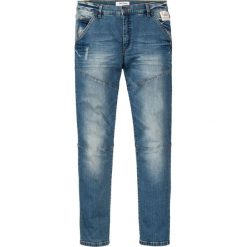 Dżinsy ze stretchem Slim Fit Straight bonprix niebieski "used". Jeansy męskie marki bonprix. Za 89.99 zł.
