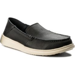 Mokasyny SKECHERS - Breson 65505/BLK Black. Mokasyny męskie marki Skechers. Za 239.00 zł.
