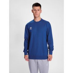 Bluza hmlGO 2.0 SWEATSHIRT. Niebieskie bluzy nierozpinane męskie HUMMEL, s, bez wzorów, sportowe, bez ramiączek, bez kaptura. Za 191.00 zł.