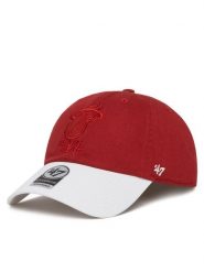 47 Brand Czapka z daszkiem NBA Miami Heat '47 x Tommy Hilfiger Courtside '47 Clean Up THCCU236GWL Czerwony. Czerwone czapki męskie 47 Brand, bez wzorów, z bawełny. Za 179.99 zł.