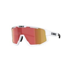 Okulary Bliz przeciwsłoneczne Active Fusion Matt White. Białe okulary przeciwsłoneczne męskie Bliz, bez wzorów, sportowe. Za 328.99 zł.