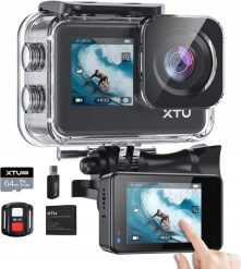 Zestaw XTU S6 Action Cam 4K30FPS wodoszczelna kamera sportowa 20 MP UltraHD. Kamery sportowe AKASO. Za 1,133.16 zł.