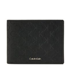 Portfel Calvin Klein. Czarne portfele męskie Calvin Klein, bez wzorów. Za 239.99 zł.