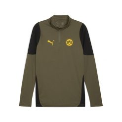 Męska bluza treningowa Borussia Dortmund z zamkiem 1/4 PUMA. Czarne bluzy bez kaptura męskie Puma, l, bez wzorów, bez kaptura. Za 319.00 zł.