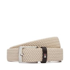 Pasek Męski Tommy Hilfiger. Brązowe paski męskie Tommy Hilfiger, bez wzorów. Za 209.99 zł.