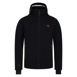 Męska Kurtka Soft Shell Mountaineer. Czarne kurtki męskie Dare 2B, m, bez wzorów, z softshellu, bez kaptura, trekkingowe. Za 152.99 zł.