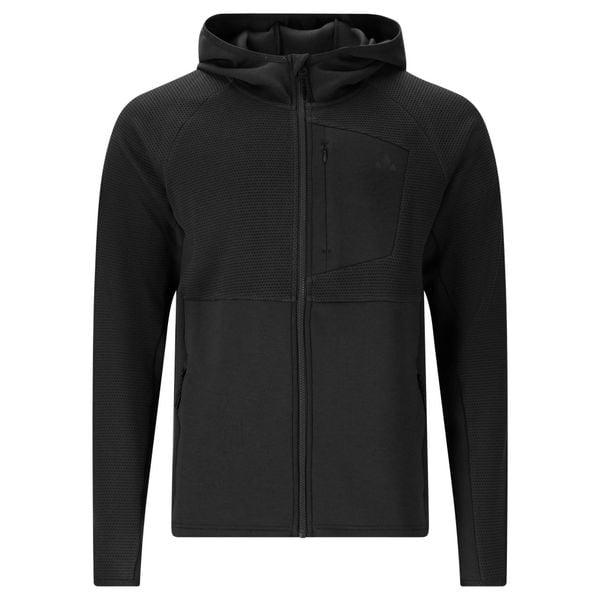 Bluza trekkingowa męska Whistler Langley Power Stretch. Czarne bluzy nierozpinane męskie Whistler, m, bez wzorów, sportowe, bez ramiączek, bez kaptura. Za 269.99 zł.