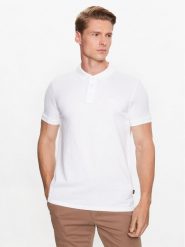 JOOP! Jeans Polo 30037520 Biały Modern Fit. Białe koszulki polo męskie JOOP! Jeans, m, bez wzorów, z bawełny, bez kołnierzyka, bez ramiączek. Za 179.99 zł.